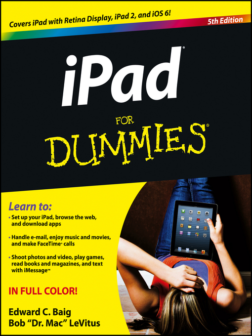 Title details for iPad For Dummies by Edward C. Baig - Available